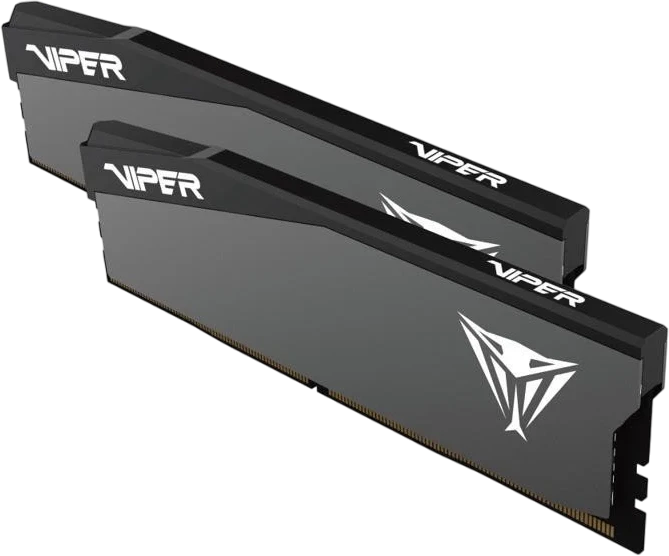 Модуль памяти DDR5 64 Гб (2x32 ГБ) Patriot Viper Elite 5 Ultra Black (VEU564G6028K); 6000 МГц; радиаторы; RET