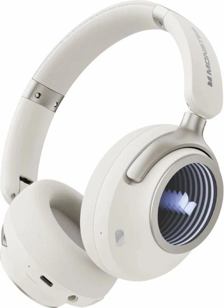 Гарнитура беспроводная MONSTER Persona 4th ANC White (MH22251W), охватывающие, оголовье, 6.0, 800 мА/ч, 264 г, белый