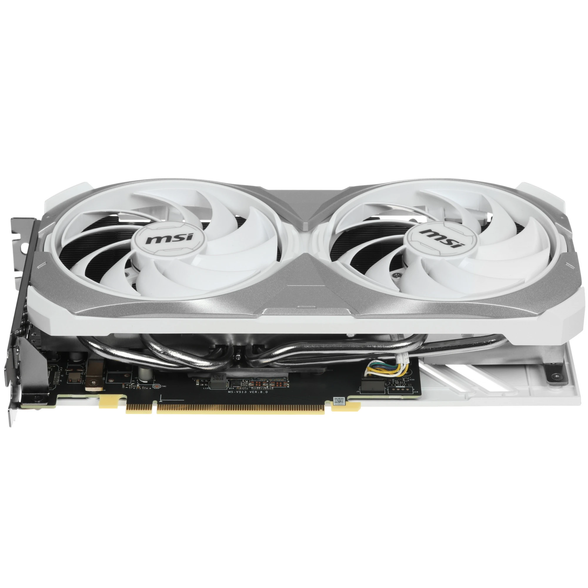 Видеокарта Nvidia GeForce RTX 4070 Ti SUPER 16 ГБ VENTUS 2X WHITE OC (RTX 4070 Ti SUPER VENTUS 2X WHITE OC); PCI-E; кулер; RET; 2340-2655 МГц; 21 ГГц;