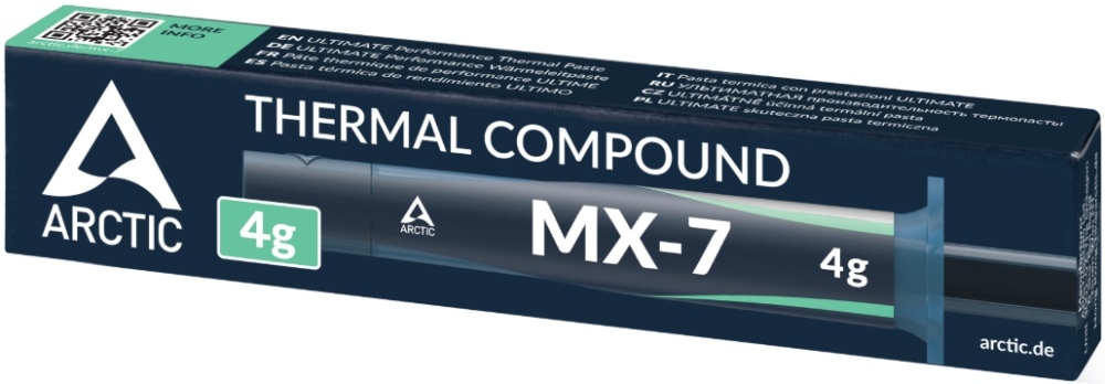 Термопаста Arctic Cooling MX-7 (ACTCP00090A); шприц; серая; 4 г