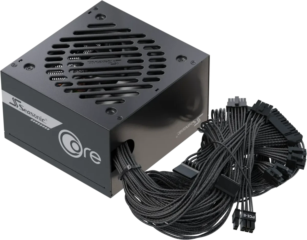 Блок питания 750 Вт Seasonic Core BC-750 Black (SRP-CBC751-A5A51JF); ATX; 1x24 pin; 2x8(4+4) pin; 1x16pin/2x6+2 pin PCI-E; 2xSata; 1xMolex; 80+ Bronze