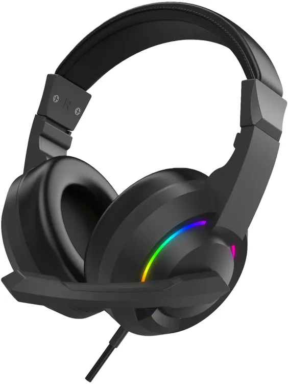 Гарнитура игровая Oklick HS-L315G (2007552); оголовье (headband); 20 Гц - 20 кГц; 32 Ом; 2 м; регулятор громкости;  USB/3,5 мм; подсветка LED