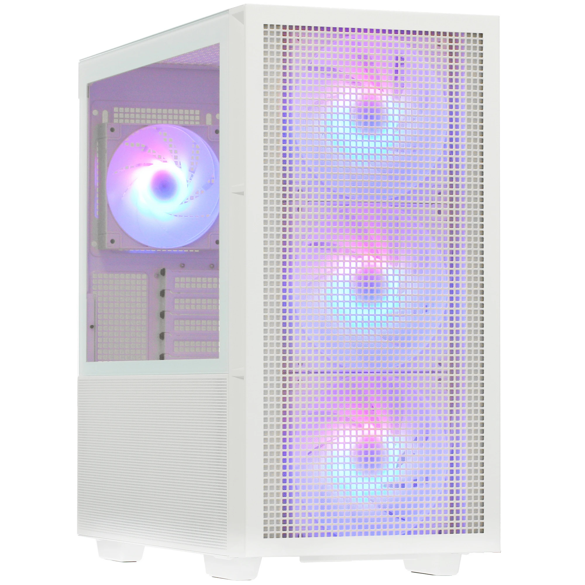Корпус Deepcool CH560 WH (R-CH560-WHAPE4-G-1***); ATX; Middl-Tower; без БП; металл + cтекло; 2x3.5" int.; 1 x 120; 3 х 140 мм; 1 x USB 3.0/1 x Type C/