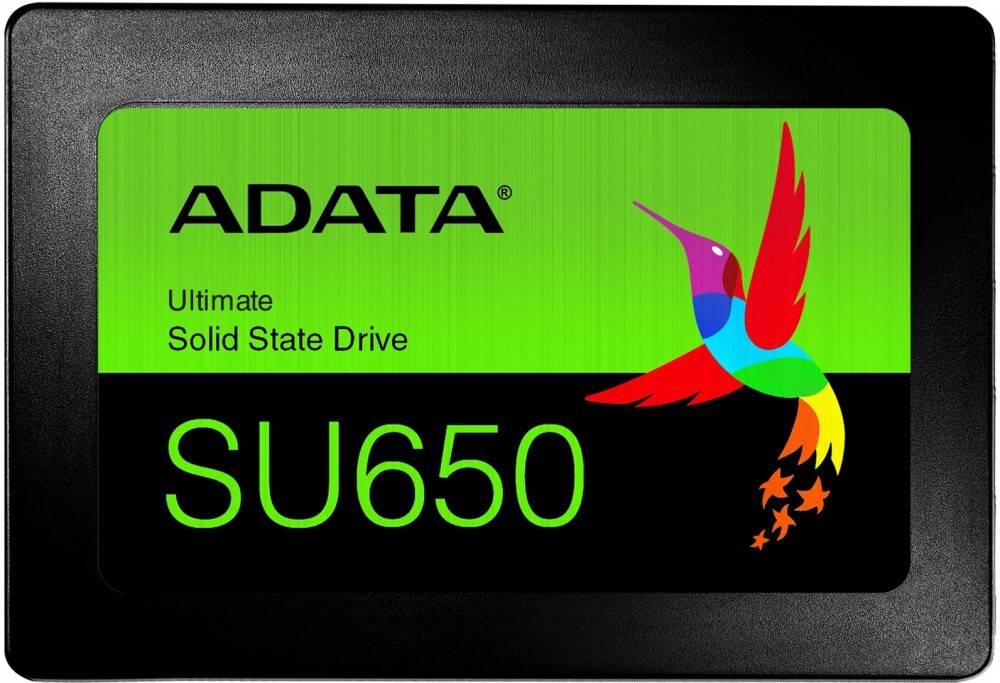 Накопитель SSD 512 ГБ AData SU650 (ASU650SS-512GT-R); 2,5"; 520Мб/с -  450Mб/с; 3D TLC; SATA III