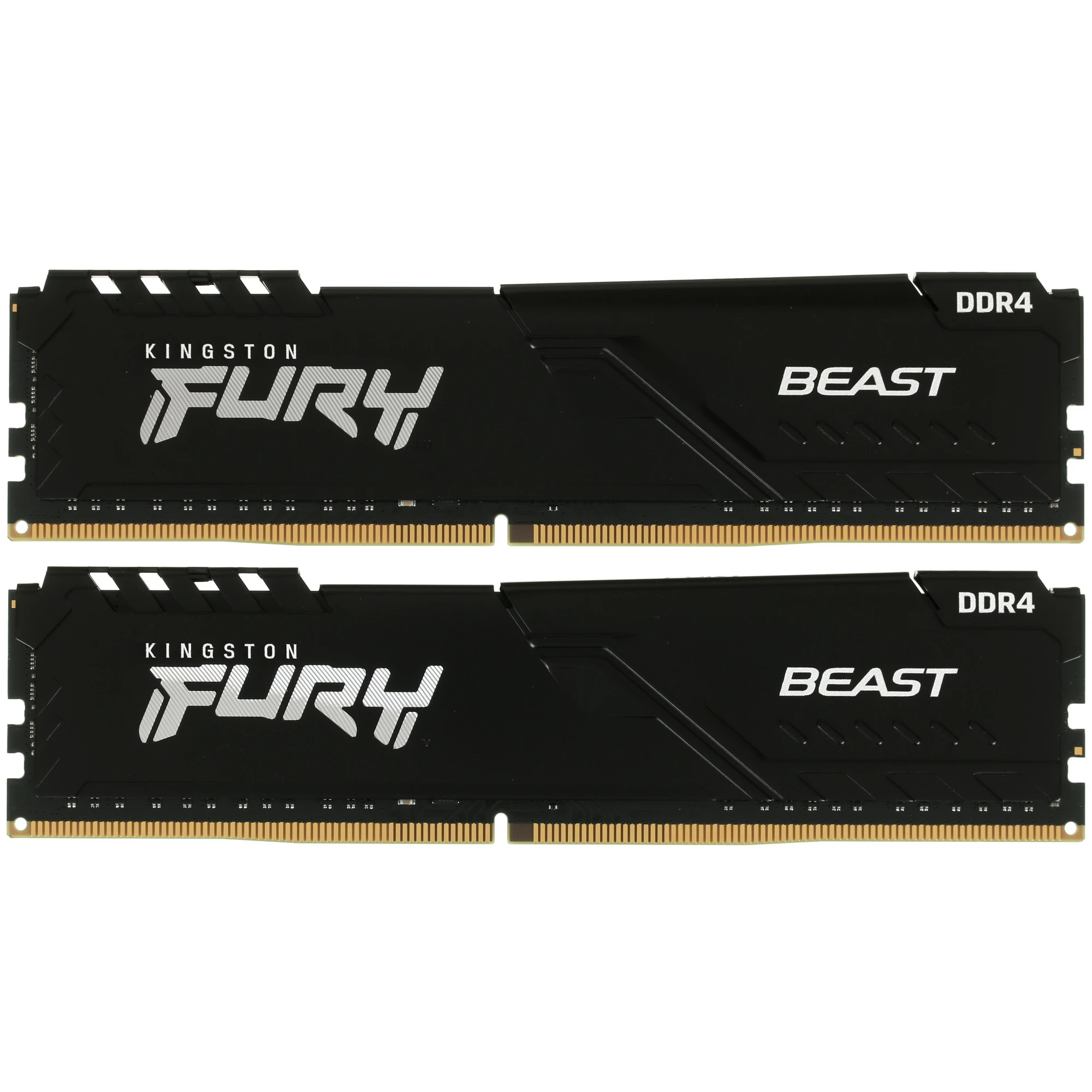 Модуль памяти DDR4 32 Гб (2x16 ГБ) Kingston FURY Beast (KF432C16BBK2/32***); 25600 MБ/с; 3200 МГц; радиаторы