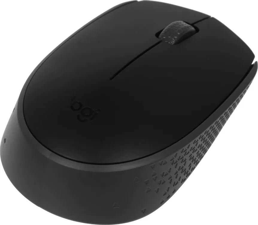 Мышь беспроводная Logitech M171 Black (910-004643); USB; 3 кнопки; колесо-кнопка; 1хАА; черный