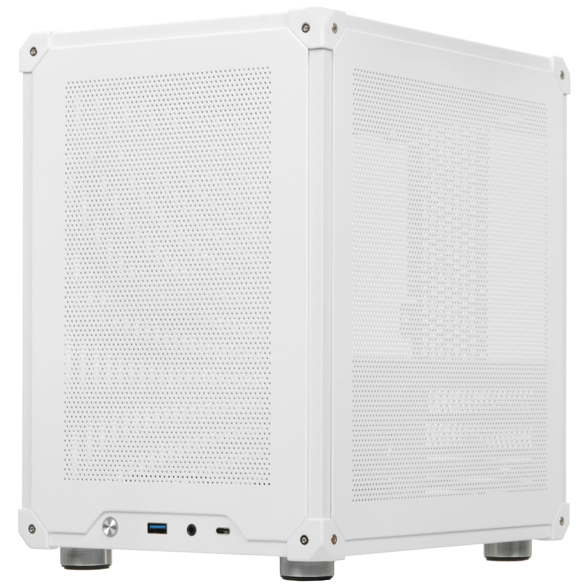 Корпус JONSBO C6 White; micro-ATX; Mini-Tower; без БП; сталь; 1xUSB 3.X; 1xUSB 3.X Type C; 1x jack 3.5 mm Mic/Aud; белый