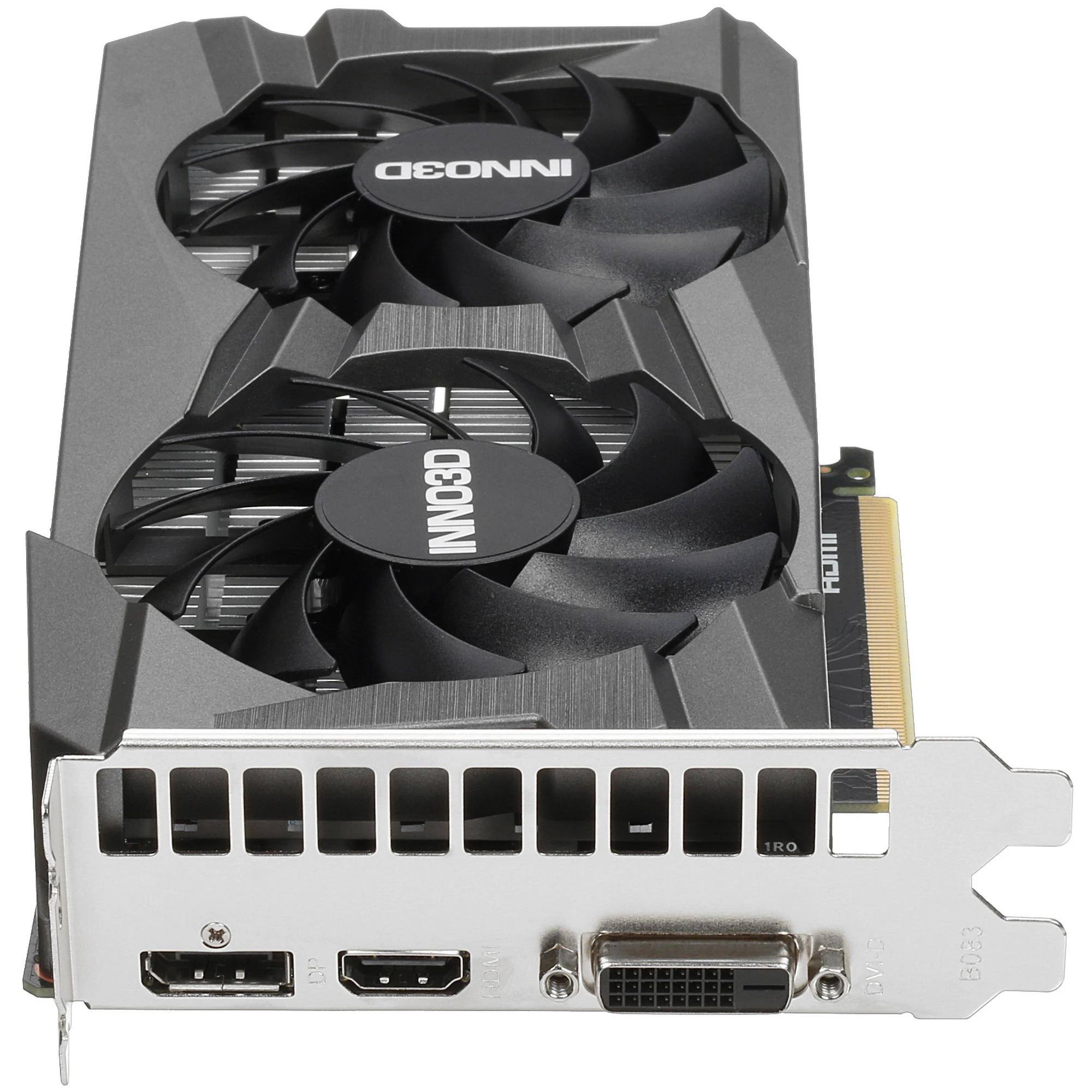 Видеокарта Nvidia GeForce RTX 3050 8 ГБ GDDR6 Inno3D RTX 3050 TWIN X2 V2 (N30502-08D6X-1711VA41); 1552-1792 Мгц; 14 ГГц; 128 бит; 1xDVI; 1xHDMI; 1xDP;