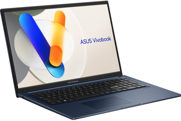 Ноутбук 17.3" Asus Vivobook X1704VA-AU778 (90NB10V2-M00VM0); 1920x1080 IPS 60Гц; Intel Core i3-1315U; 16Гб; 512Гб; Intel UHD Graphics; NO OS; 50 Вт*ч;