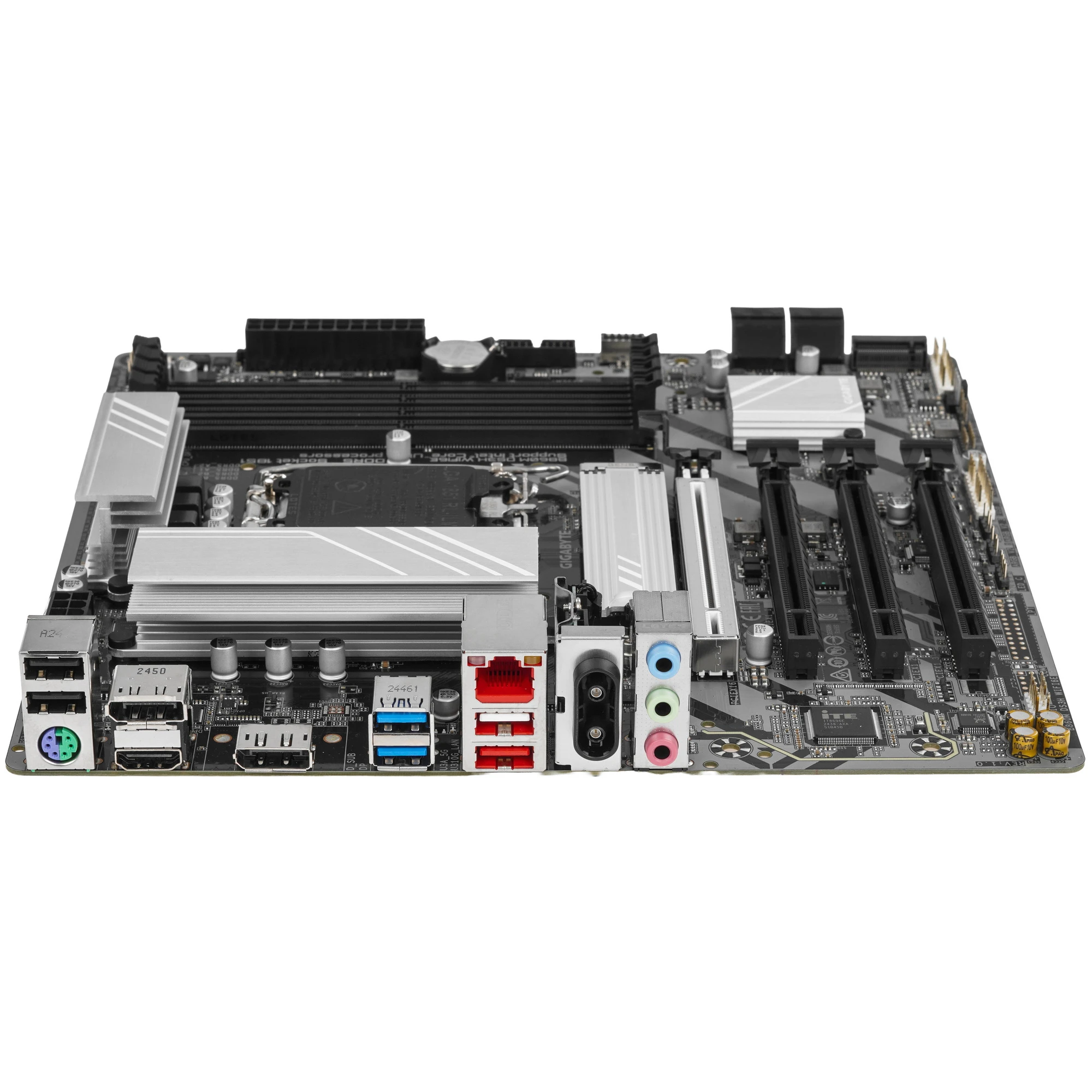 Материнская плата Gigabyte B860M DS3H; Socket 1851; mATX; Intel B860; 4хDDR5(9066); 3xPCI-E x16; 1xHDMI; 2xDP; 4(SATA 6Gb/s); Audio 8 ch; 2,5 GbE