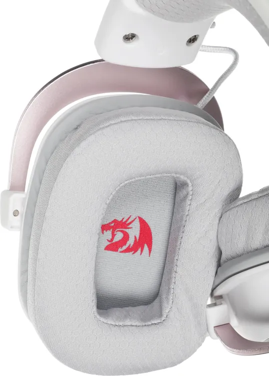 Гарнитура игровая Redragon ZEUS X White (70800***); оголовье; 20 - 20 000 Гц; 64 Ом; 2 м; микрофон; регулятор громкости; USB; подсветка RGB; виртуальн