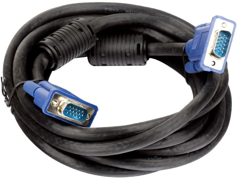 Кабель VGA/SVGA VCOM (VVG6448-3MO); 3,0 м; VGA; VGA; с ферритовым фильтром; пакет