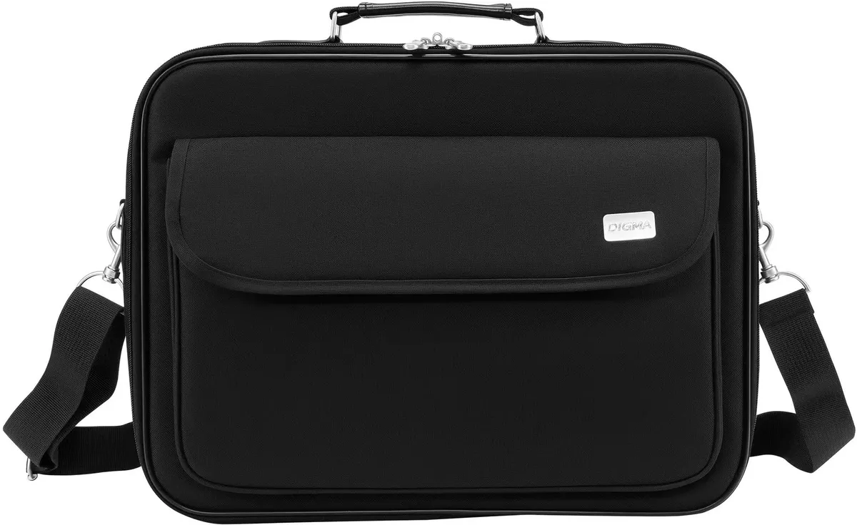 Сумка для ноутбука 15,4" Digma HC-310 (HC310BK); полиэстер; черный
