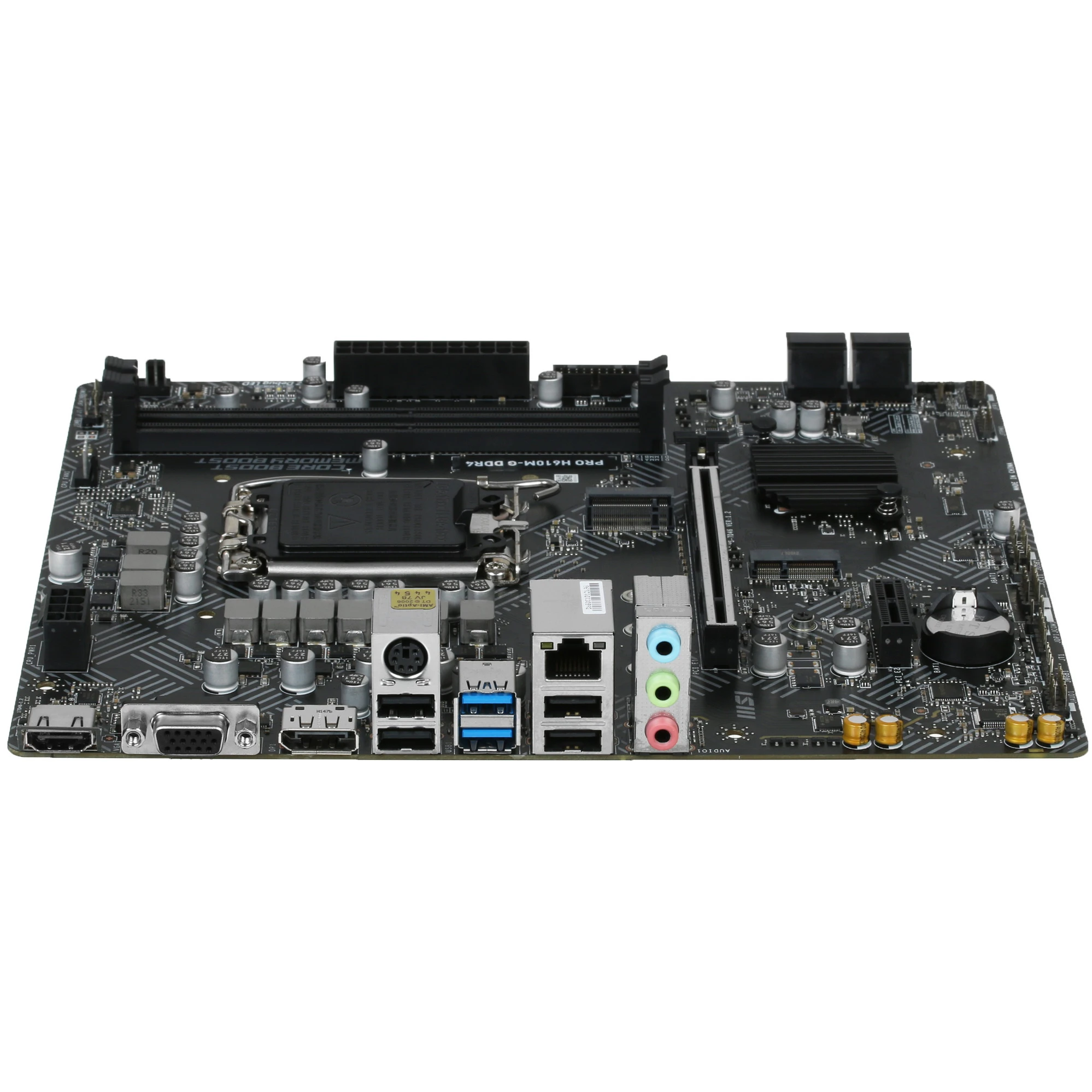 Материнская плата MSI PRO H610M-G DDR4***; Socket 1700; mATX; Intel H610; 2хDDR4(3200); 1xPCI-E x16;