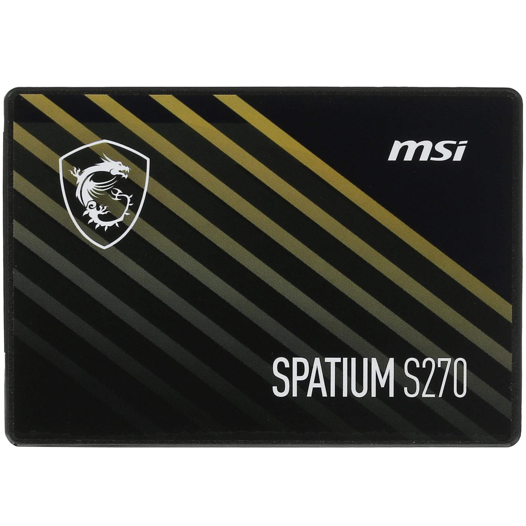 Накопитель SSD 240 ГБ MSI SPATIUM S270 (S78-440N070-P83); 2,5"; 500Мб/с -  400Mб/с; 3D NAND (TLC); SATA; RET