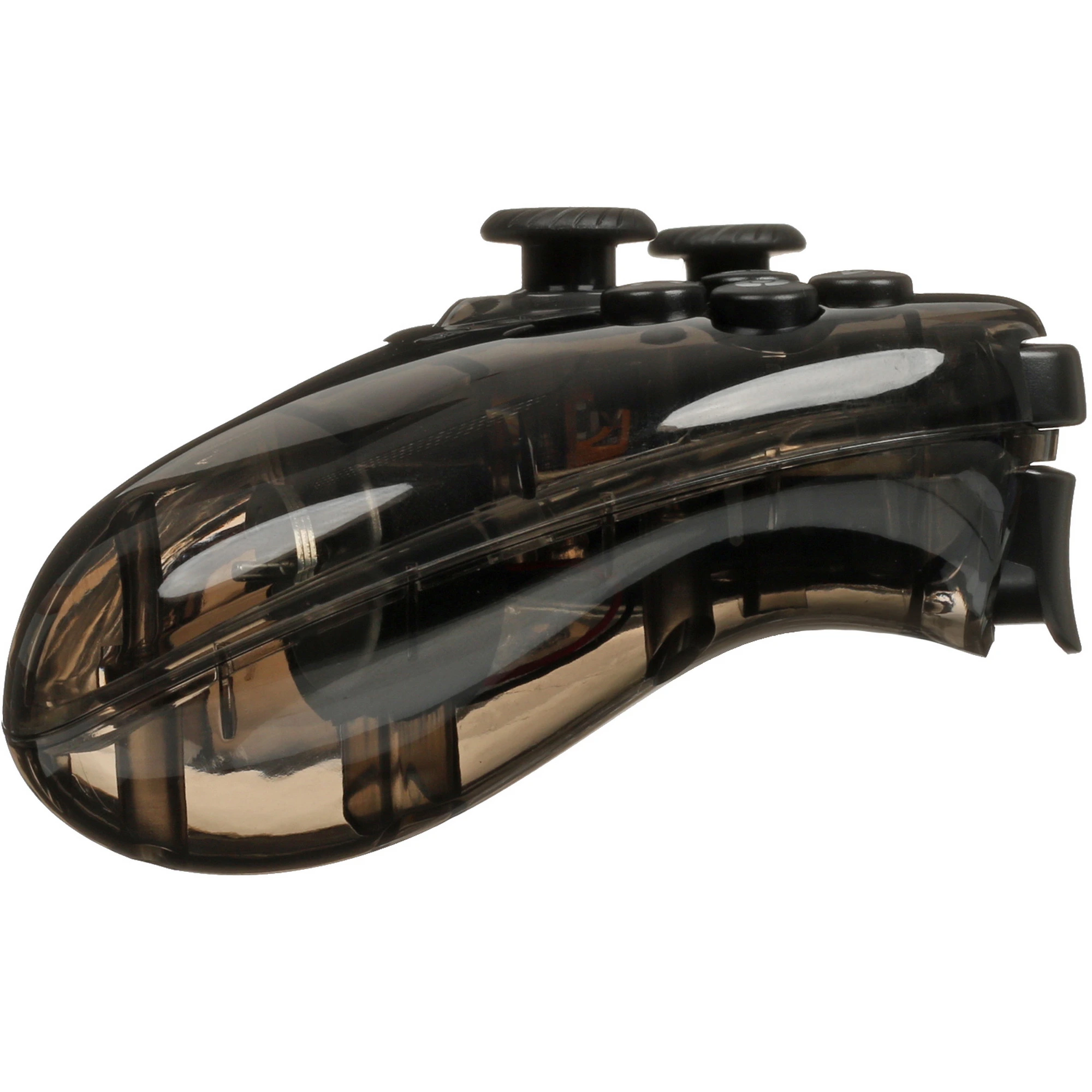 Геймпад беспроводной Sven GC-5050 (SV-016029); PS3/4, PC, Android; обратная связь; 14 кнопок; 2 мини-джойстика; виброотдача; RGB-подсветка; прозрачный