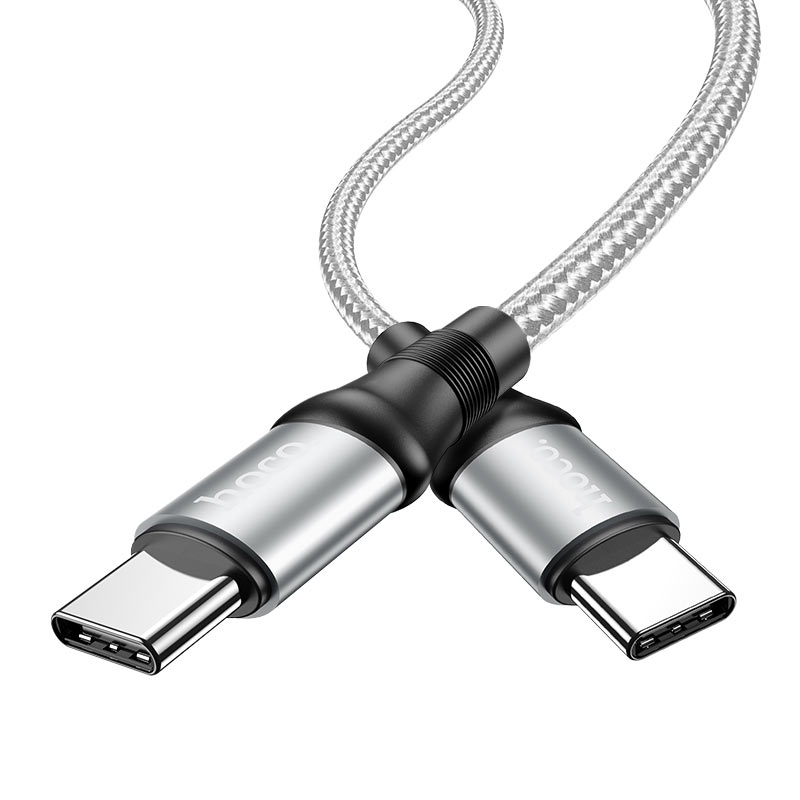Кабель Type-C/Type-C Hoco X50 Exquisito Black; 100Вт 5A; 1,0 м; черный