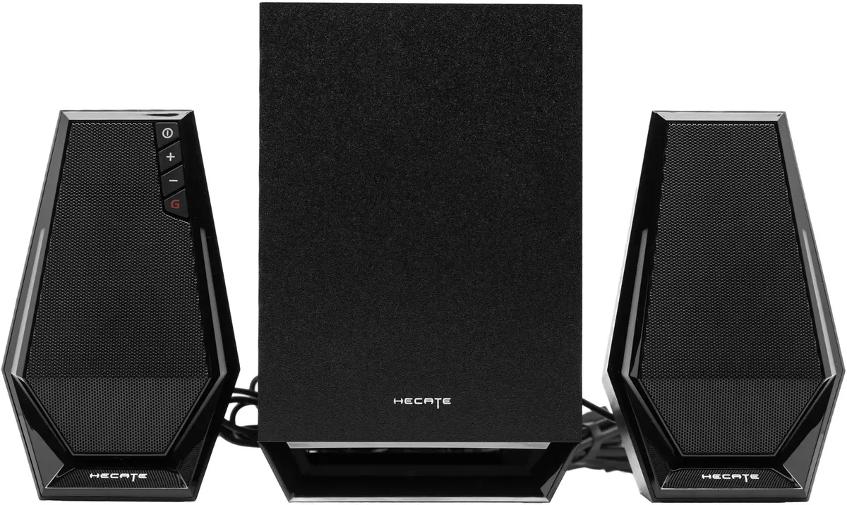 Акустическая система 2.1 Edifier G1500 MAX Black; 30 Вт; 93 Гц - 20 кГц; дерево+пластик; BT; черный