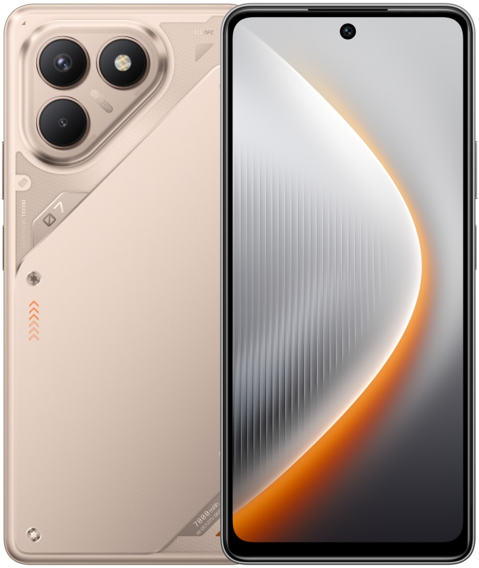 Смартфон Tecno Pova 7 neo 8/256 Гб Hyper Titanium; (4894947086878) 6.78" IPS 120 Гц; 2460 x 1080; MT Helio G100 Ultimate 8 ядер 2.2 Ггц; 108+2 Мп/8 Мп