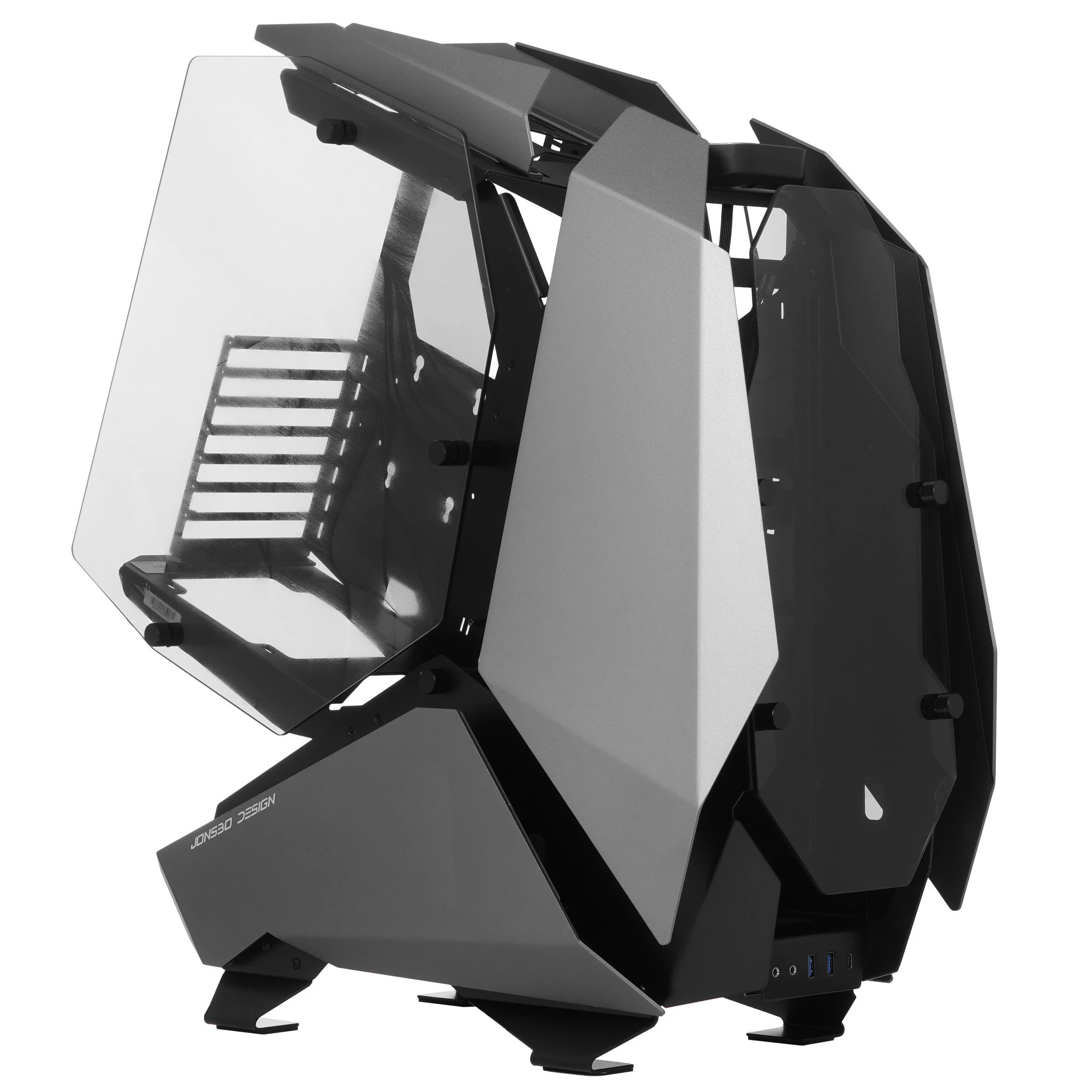 Корпус JONSBO MOD-5 Midi-Tower Gray; ATX / Mini-ITX; Micro-ATX; без БП; сталь; 1x3.5" int.; 2 x USB 3,0; 1 x USB-C; ARGB; 9кг