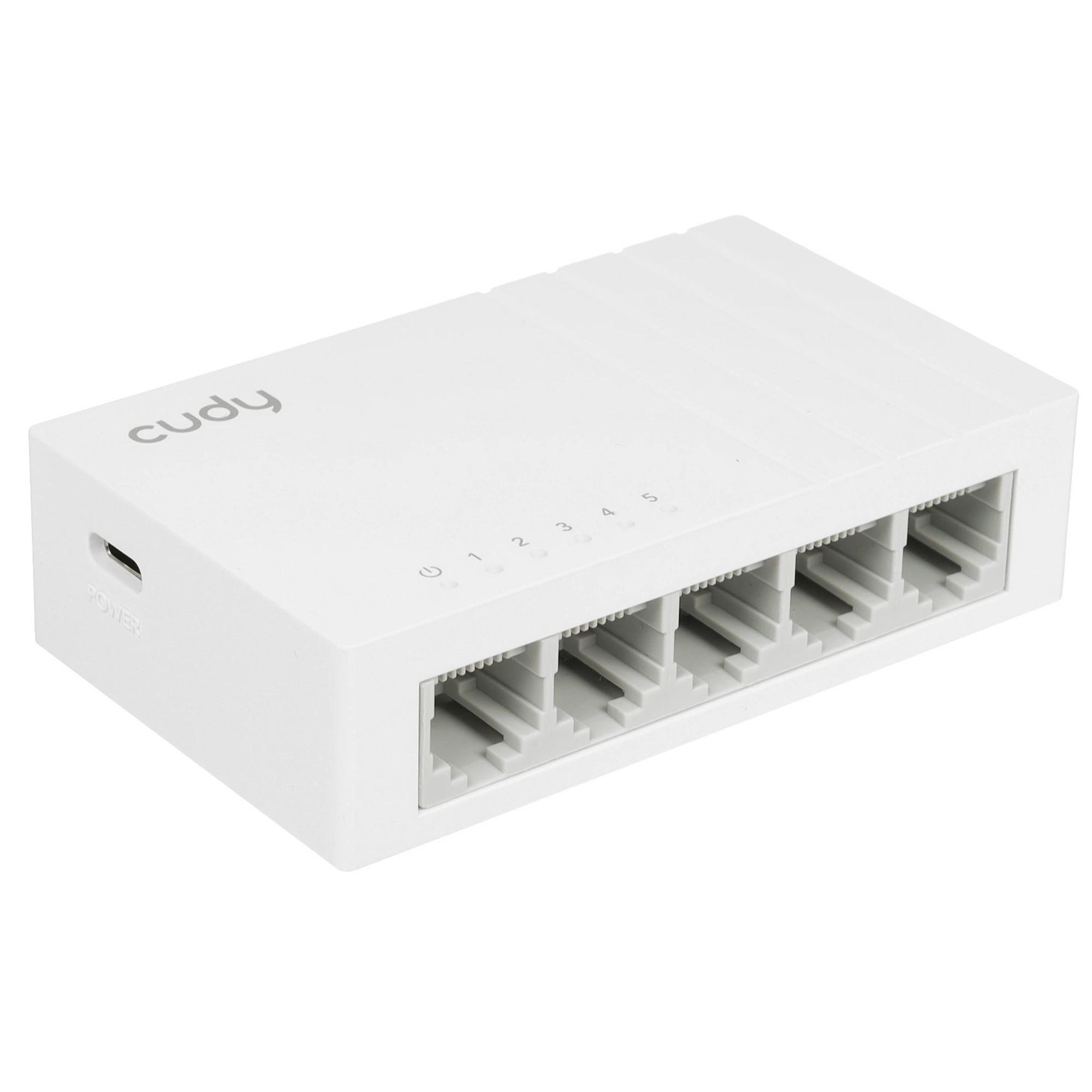 Коммутатор неуправляемый Cudy GS105U; 5x1Гбит/с; питание по USB Type-C