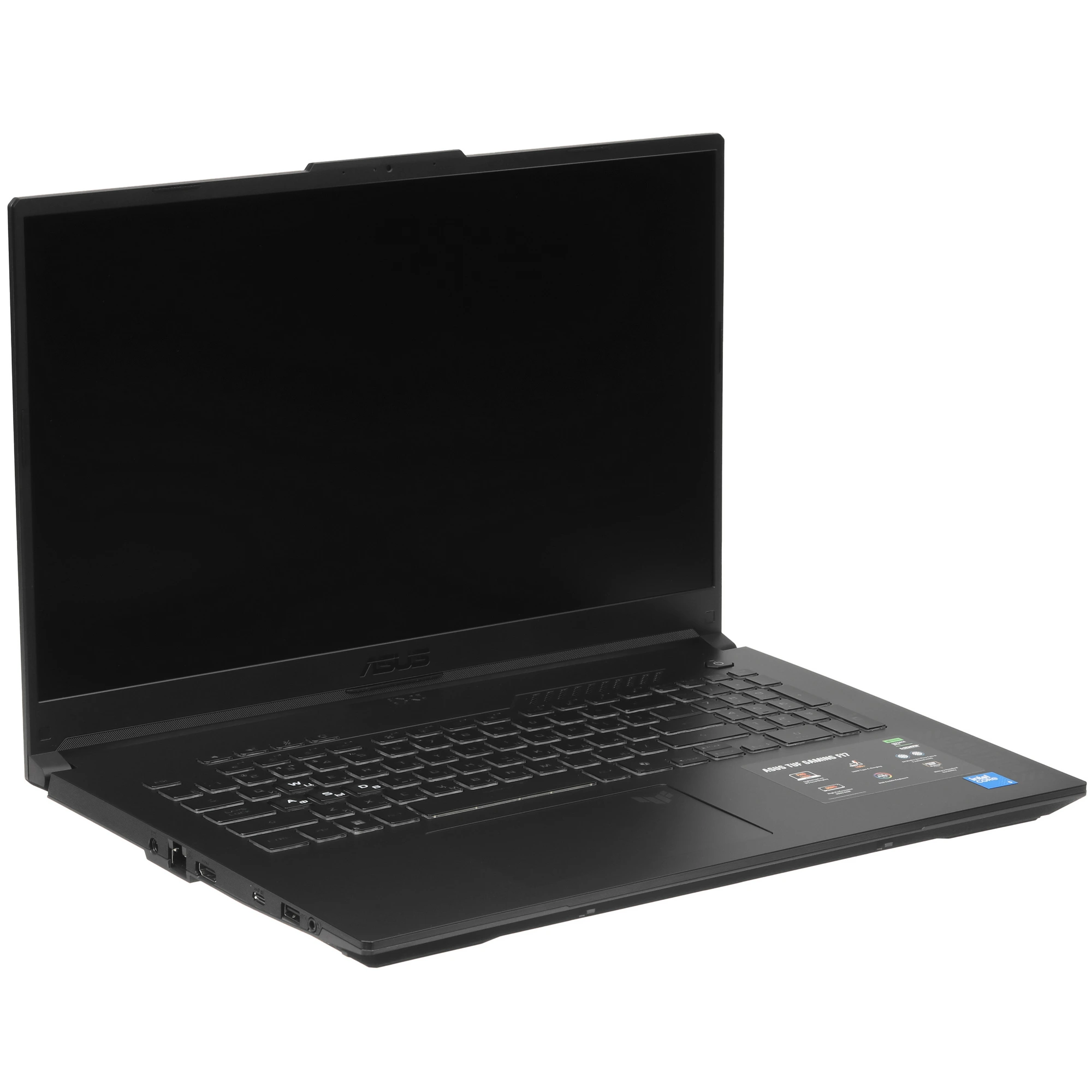 Ноутбук 17.3" Asus TUF GAMING FX707VJB-HX106 (90NR0MY5-M003Y0); 1920x1080 IPS 144 Гц; Intel Core 5 210H; 16 Гб/512 Гб; NVIDIA GeForce RTX 3050 -; 6Гб;