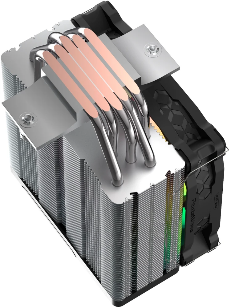 Кулер для процессора 120 мм PentaWave PC-Z05E SRB ARGB (PC-Z05E SRB ARGB***), 1x120 мм, 4 pin, ARGB, 600-1850 об/мин, черный, 235 Вт, 32 дБ, 5 трубок