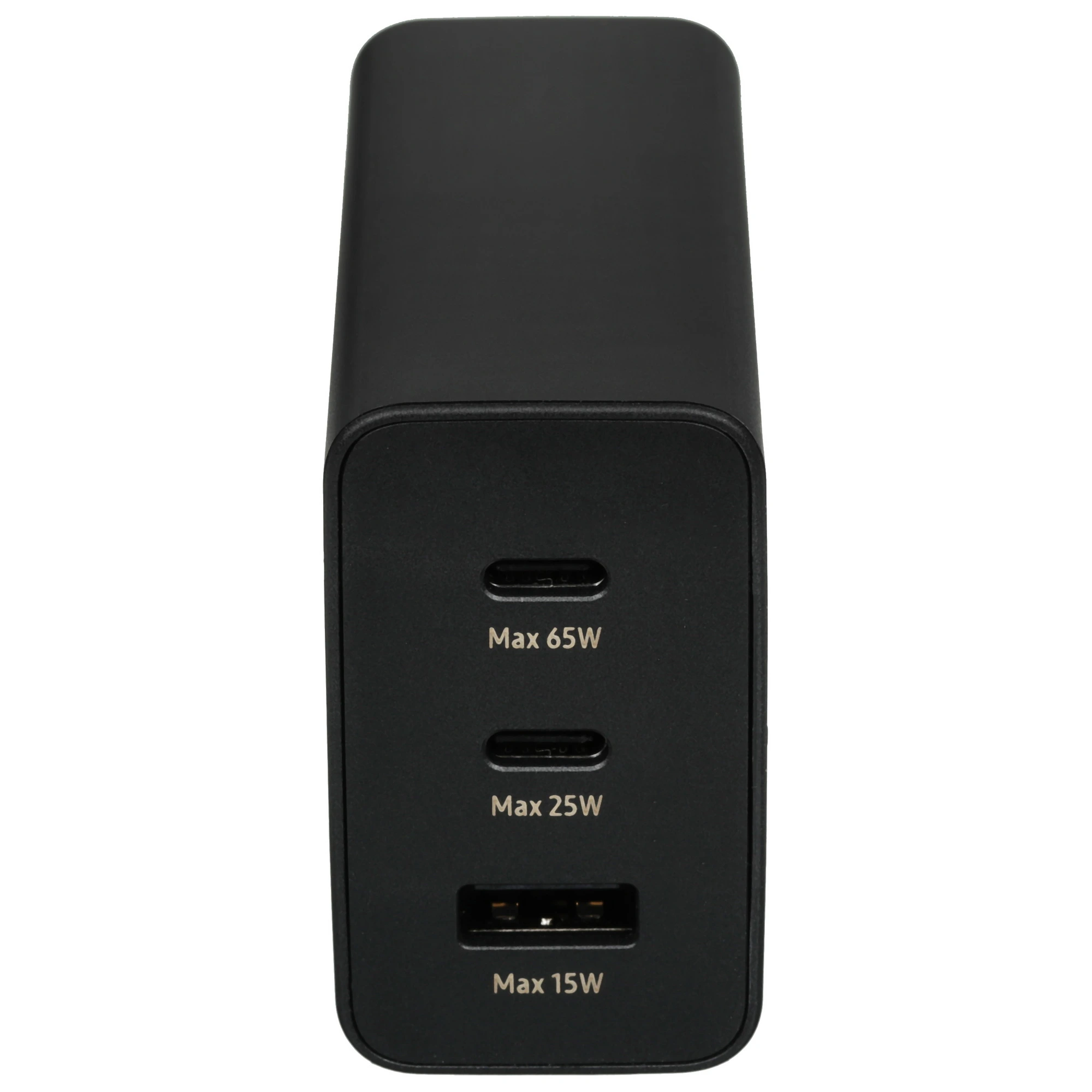 Зарядное устройство Samsung EP-T6530 Black (EP-T6530XBEG), 65 Вт, 3А, 1xUSB, 2xType-C, Кабель в комплекте Type-C, черный