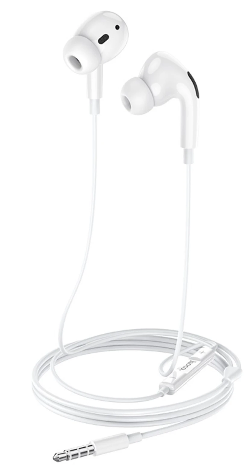 Гарнитура проводная вставная Hoco M1 Pro; Mini-jack 3,5мм, без крепления; 20 - 20 000 Гц; 32 Ом; 1,2 м; микрофон
