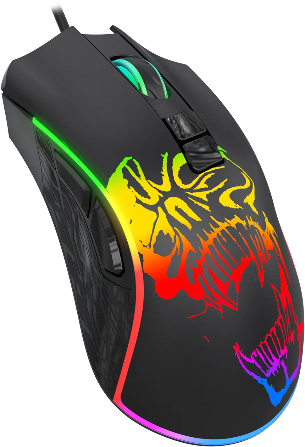 Мышь игровая Jet.A PANTEON MS83 Black (113)***; USB; оптический; 400-7200 dpi; 7 кнопок; колесо прок