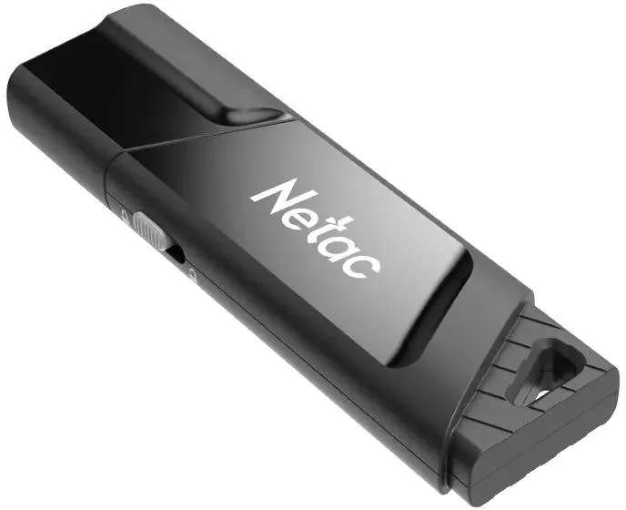 Накопитель USB-флэш 32 ГБ Netac U336 (NT03U336S-032G-32BK); USB 3.2; классическая, с колпачком; защита от перезаписи; чёрный
