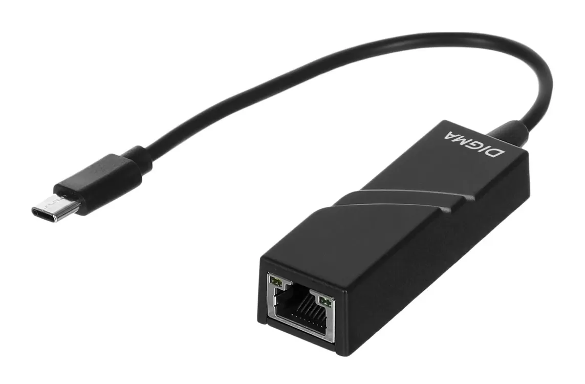Сетевая карта Digma D-USBC-LAN100; 100 Мбит/с; USB Type-C