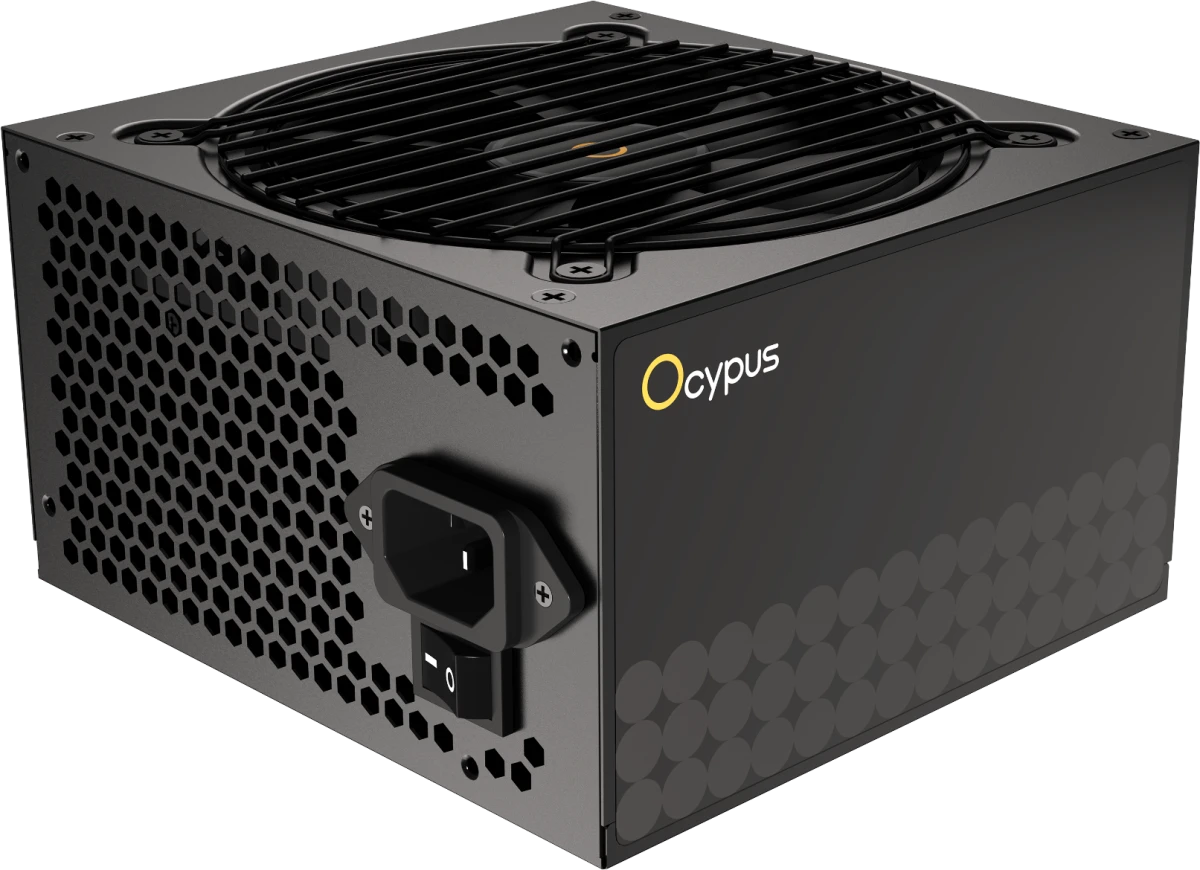Блок питания 600 Вт Ocypus Beta P600 (Beta-P600-N1HDBK024X-EU); 1x24 pin; 1x8(4+4) pin; 3xSata; 3xMolex; 2x6+2-pin PCI-E; APFC; 120 мм