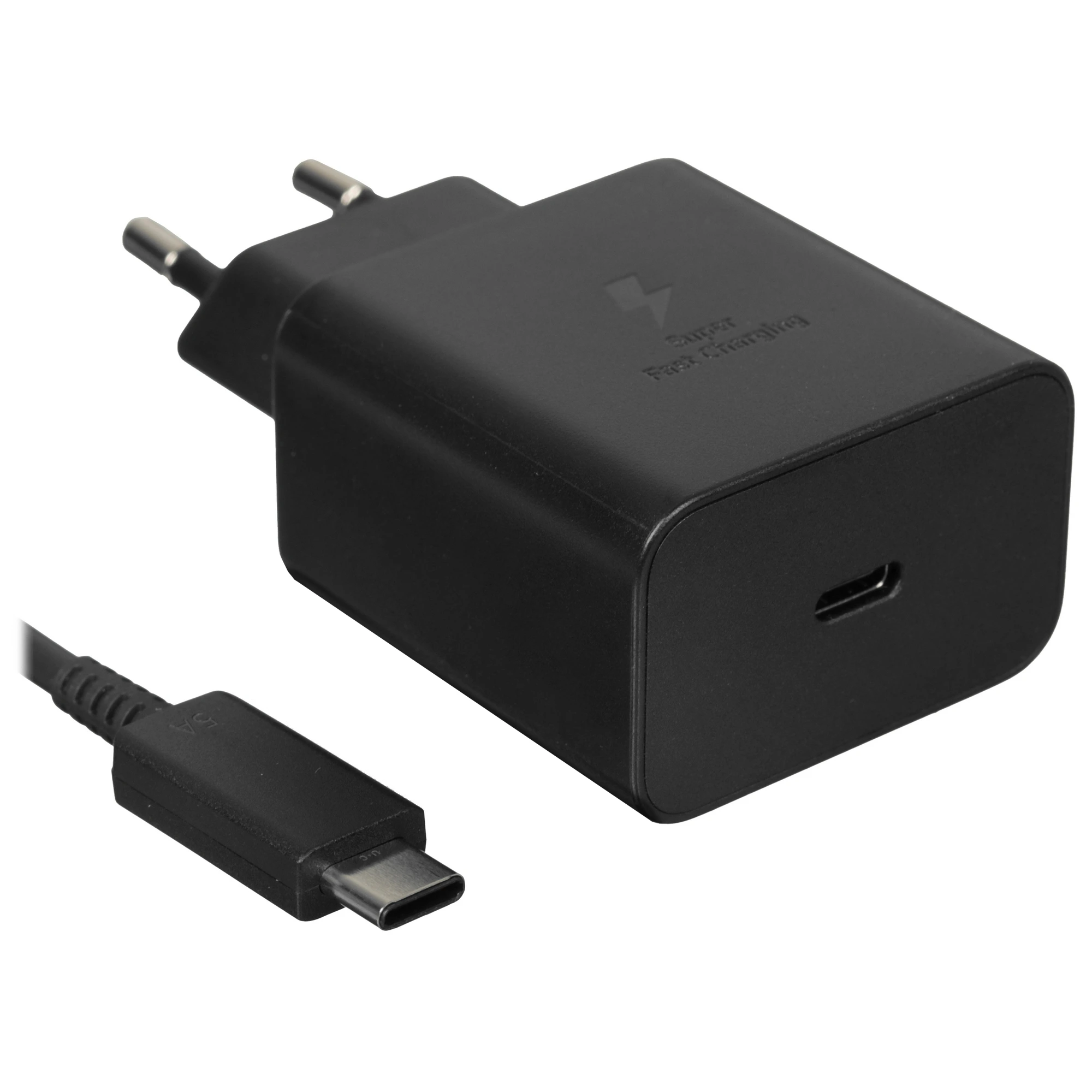 Зарядное устройство Samsung EP-T4511 Black (EP-T4511NBEG), 45 Вт, 3А, 1xType-C, черный