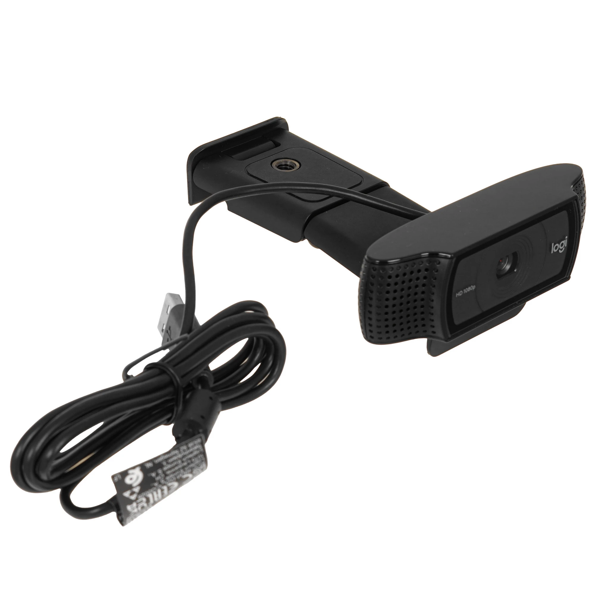 Веб-камера Logitech C920e (960-001086); 1920 х 1080; USB 2.0; микрофон; универсальное крепление; 1,5 м; черный