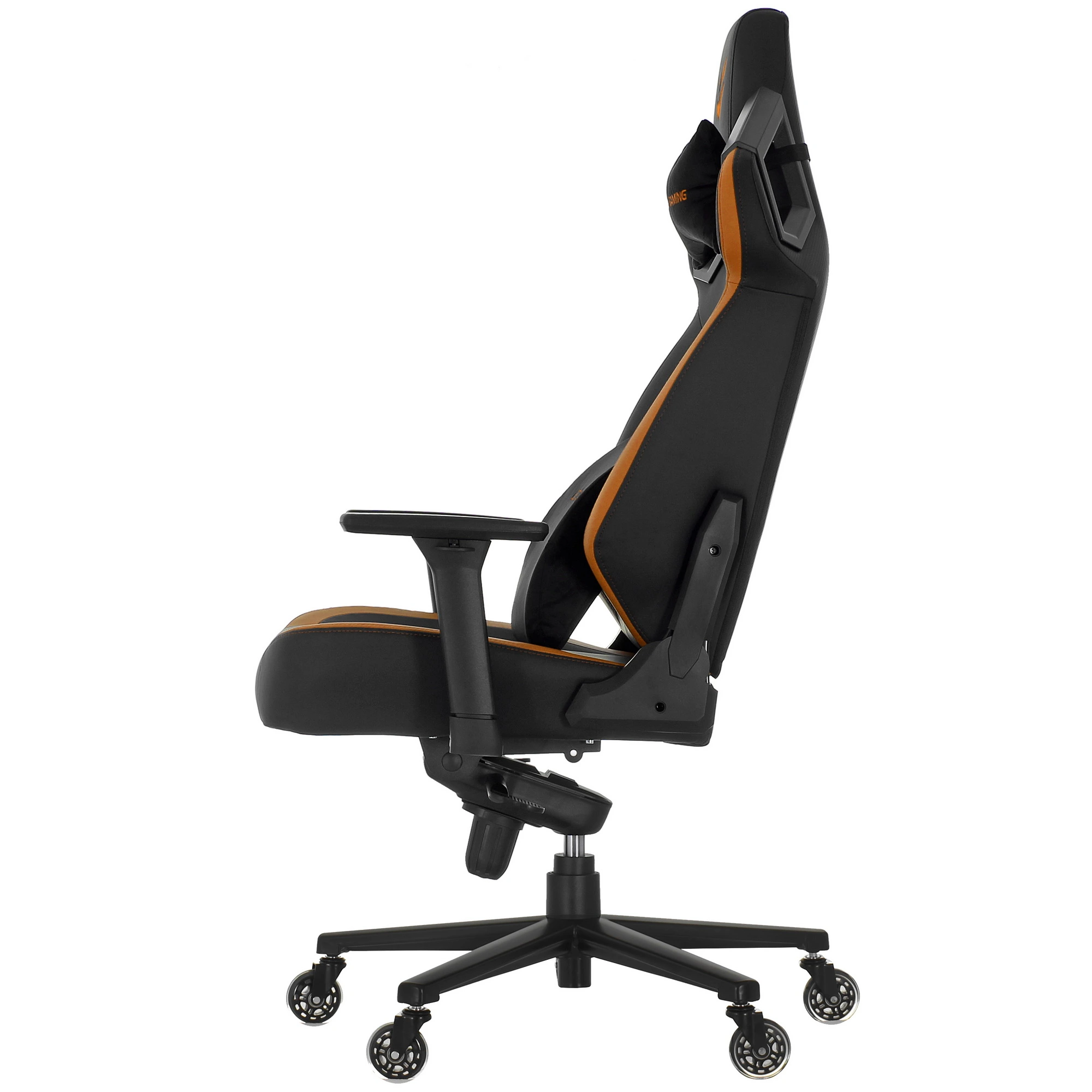 Кресло для геймеров ARDOR GAMING Ghost Knight 1000R RB-004 Black; иск. кожа; регулировка подлокотников 3D; 60 мм (класс 4); нагрузка до 150 кг