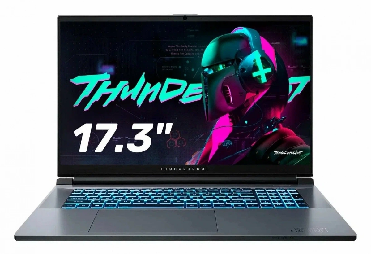 Ноутбук 17,3" 2K IPS 165Hz Thunderobot 911 PLUS NX; Intel Core i7-13620H 2.4-4.9 ГГц; 16 ГБ; 1 ТБ; GeForce RTX 4060; 8 ГБ; Win 11; Wi-Fi 2.4 ГГц, 5 ГГ