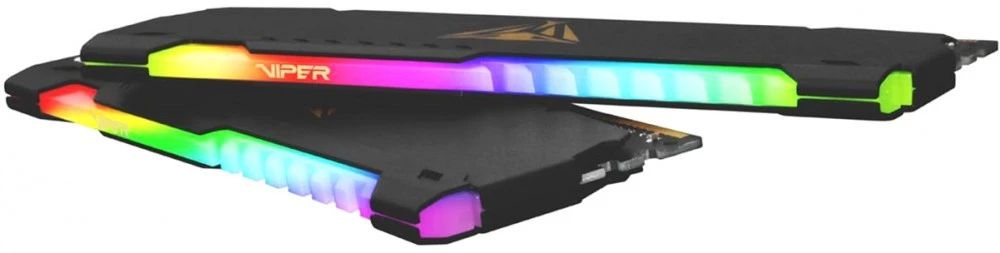 Модуль памяти DDR4 16 Гб (2x8 ГБ) Patriot Viper Steel RGB (PVSR416G360C0K***); 28800 MБ/с; 3600 МГц;