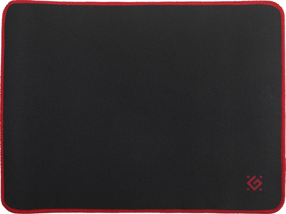 Коврик для мыши Defender Black M (50560***); ткань + резиновая основа; 360 х 270 х 3 мм; чёрный