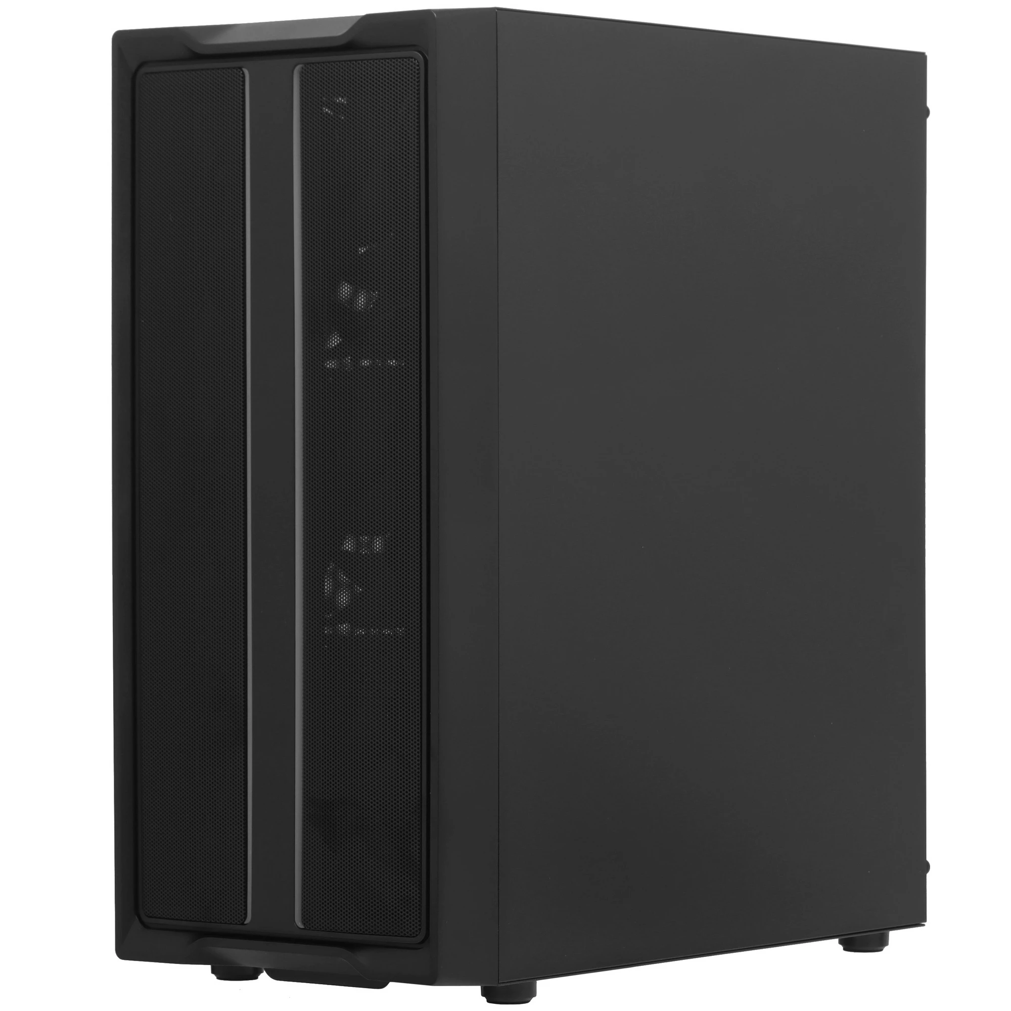 Корпус Powercase Mistral Evo Black (CMIEB-F4S***); ATX; Midi-Tower; без БП; сталь; 2x3.5" int.; 4 x 120 мм; 2xUSB 3.0/2xUSB 2.0/Mic/Aud; чёрный