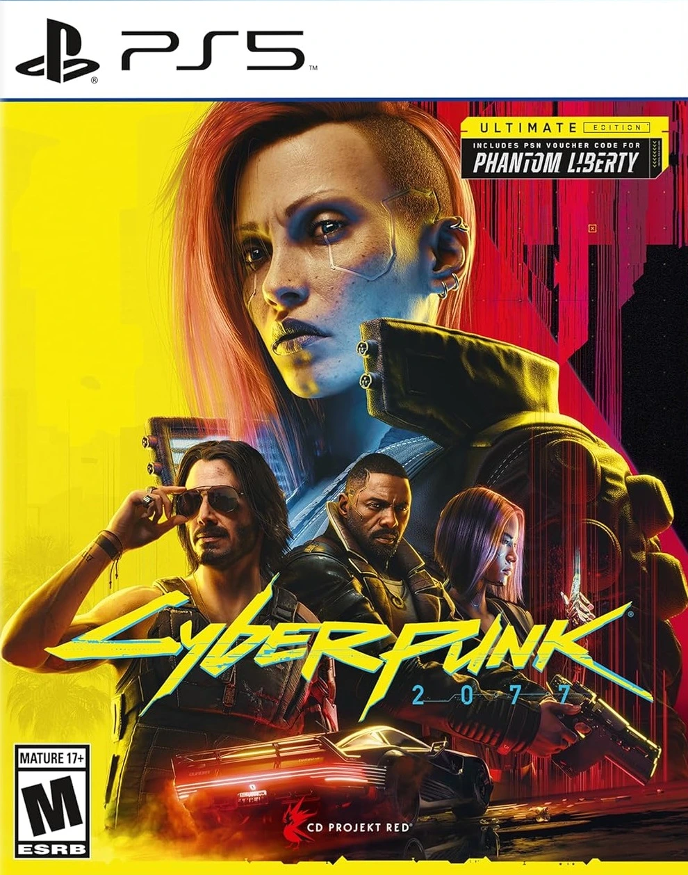 Диск игровой Sony PS5 Cyberpunk 2077 Phantom Liberty