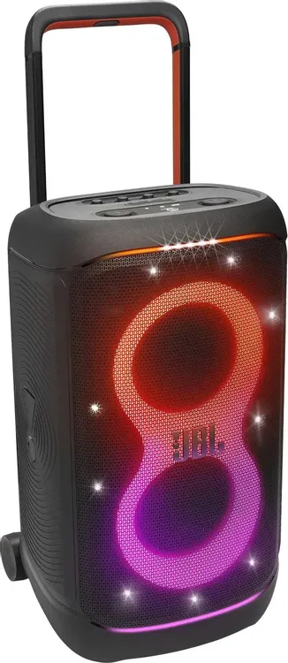 Акустика портативная JBL PartyBox Stage 520 (JBLPARTYBOX520EU); 400 Вт; 40 - 20000 Гц; USB, AUX; BT 5.4; IPX4; регулятор на верхней панели; 15 ч.; чер