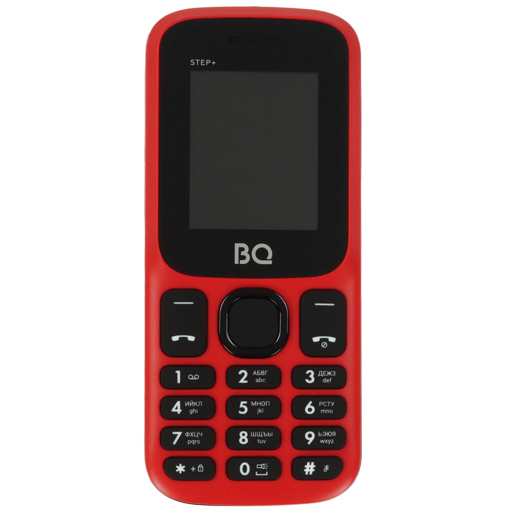 Мобильный телефон BQ Step+ (BQ 1848***) красный; 1.77"; TFT; 160x128; нет камеры; 32 Мб/32 Мб; 600 мА/ч