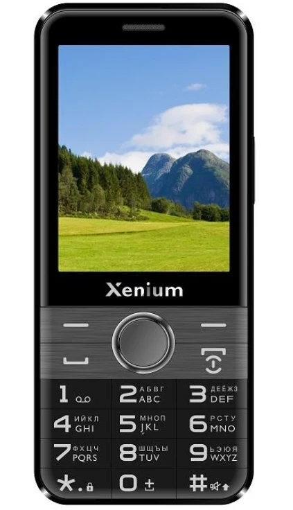 Мобильный телефон Xenium X800 (CTX800BLK) черный; 2.8"; TFT; 400x240; 2 Мп; 64 Мб/128 Мб; 1 250 мА/ч
