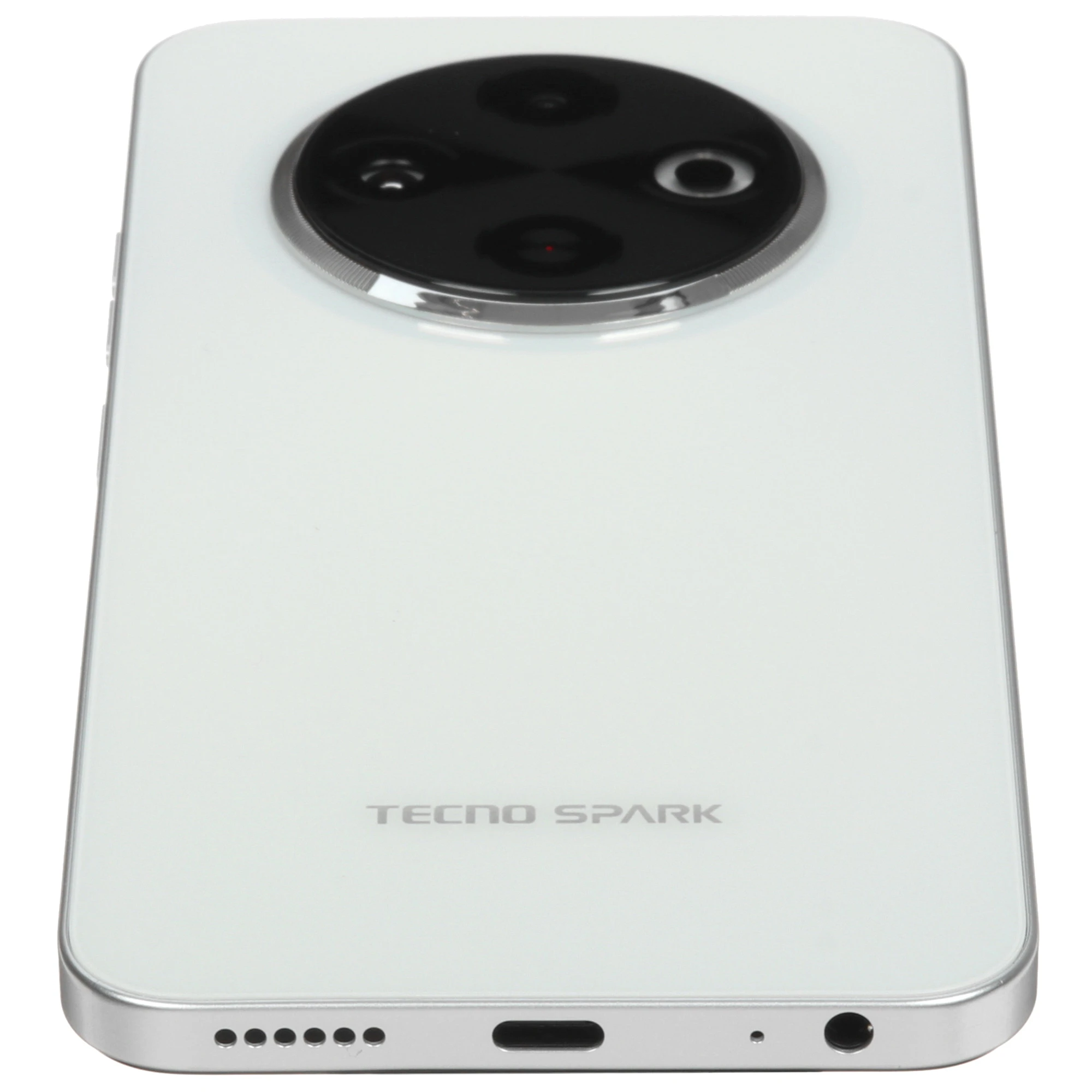 Смартфон Tecno Spark 30c 8/256Gb White;  6.67" IPS 120Гц; 1600x720; MT Helio G81 8 ядер 2 ГГц; 8Гб/256Гб; 48+0.08 Мп/8Мп BT5.0; WiFi 802.11ac; Android
