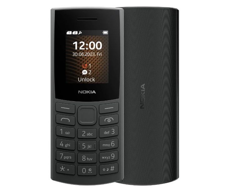Мобильный телефон Nokia 106 DS (TA-1564) черный; 1.8"; TFT; 128x160; нет камеры; 4 Мб/4 Мб; 800 мА/ч