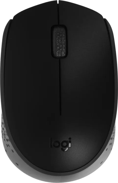 Мышь беспроводная Logitech M171 Black (910-004643); USB; 3 кнопки; колесо-кнопка; 1хАА; черный
