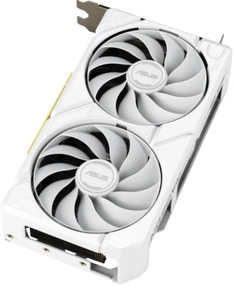 Видеокарта AMD Radeon RX 9060 XT 16 ГБ GDDR6 Asus DUAL-RX9060XT-16G-WHITE (90YV0LG3-M0NA00); 3230 МГц; 20 ГГц; 128 бит; 1xHDMI; 2xDP; кулер; 2-slot; R