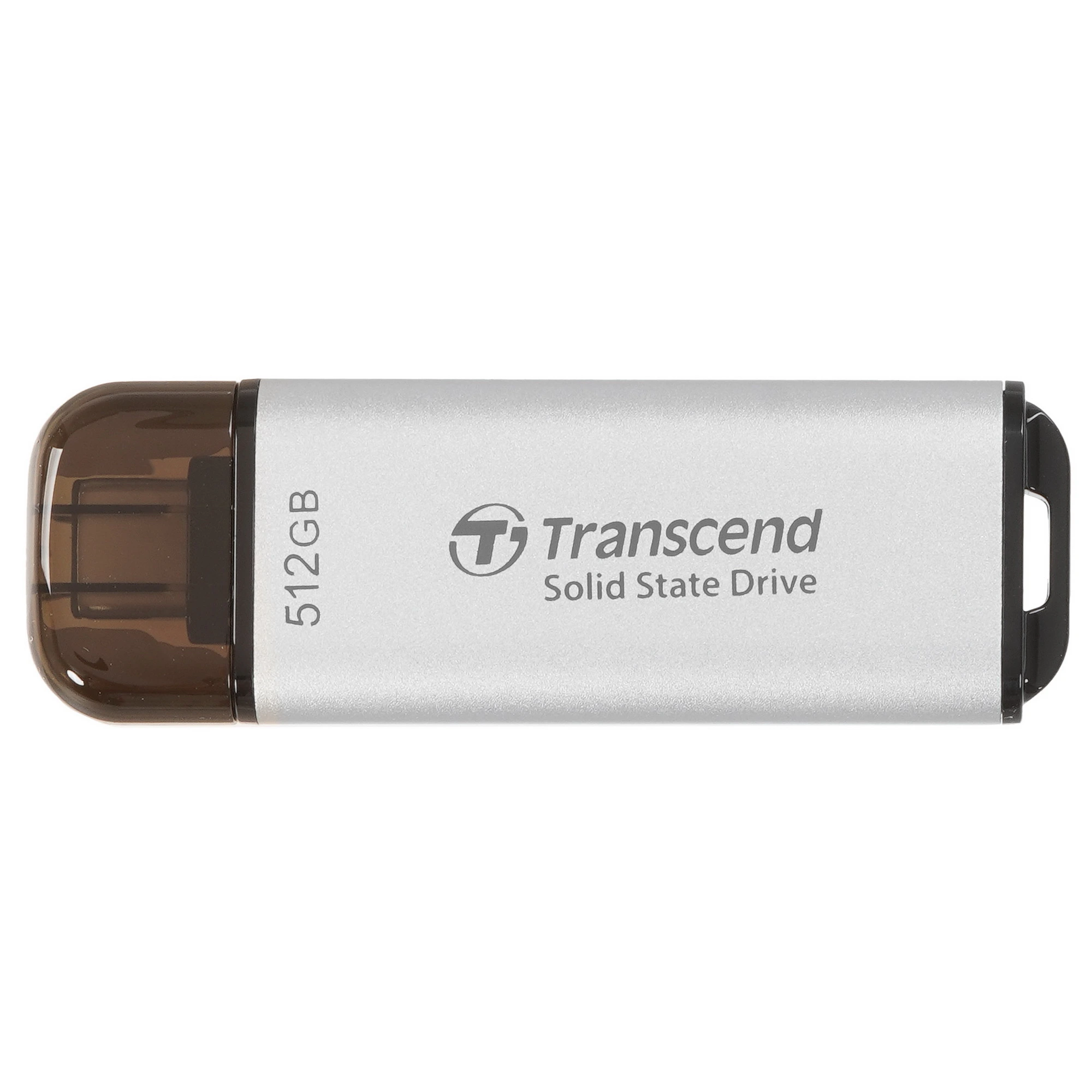 Внешний SSD 512 ГБ Transcend ESD300 (TS512GESD300S); USB 3.2 Gen 2 Type C; серебристый