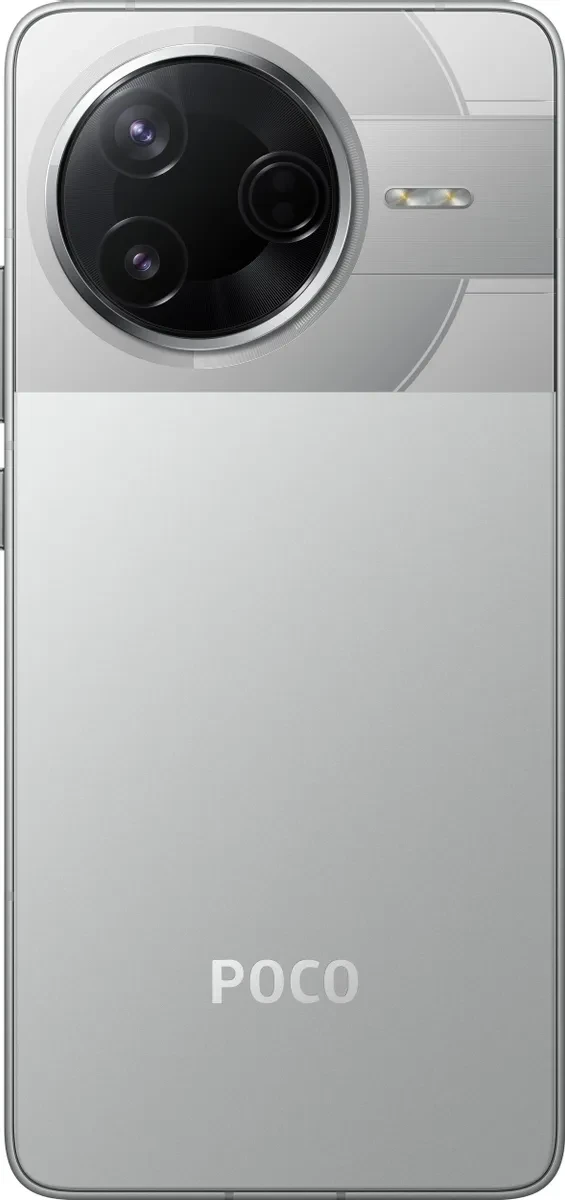 Смартфон 6.67" POCO F7 Pro 12 Гб/256 Гб серебристый, AMOLED 120 Гц, 3200x1440, Snapdragon 8 Gen 3 8 ядер 3.3 Ггц, 50+8 Мп/20 Мп BT5.4, Android 15